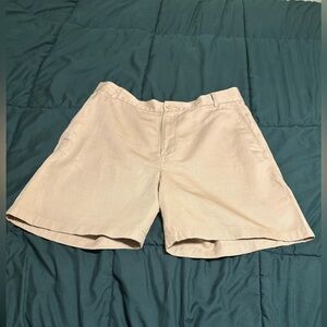 COS Men’s Beige Cotton Blend Shorts Sz 34R
